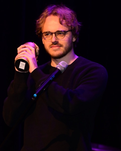 Mathis Tayssier receiving the Best International Short Film award, Oxford Film Festival 2024